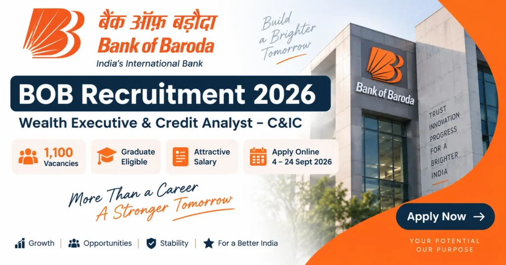 BOB Apply Online 2026
