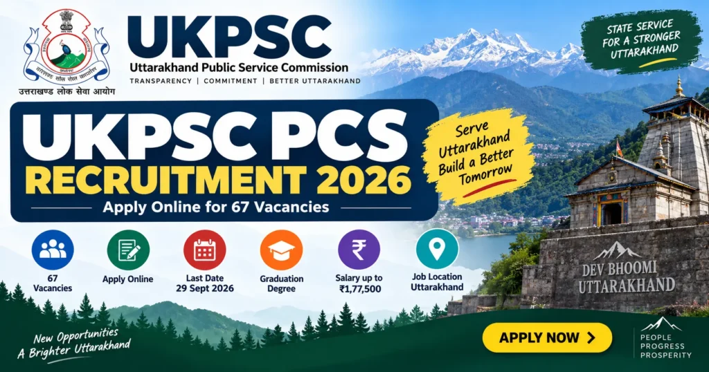 UKPSC Civil Services Apply Online 2026